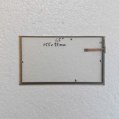 Kính cảm ứng công nghiệp 6.5 inchs/ 155x88mm/ cáp trên cạnh ngắn